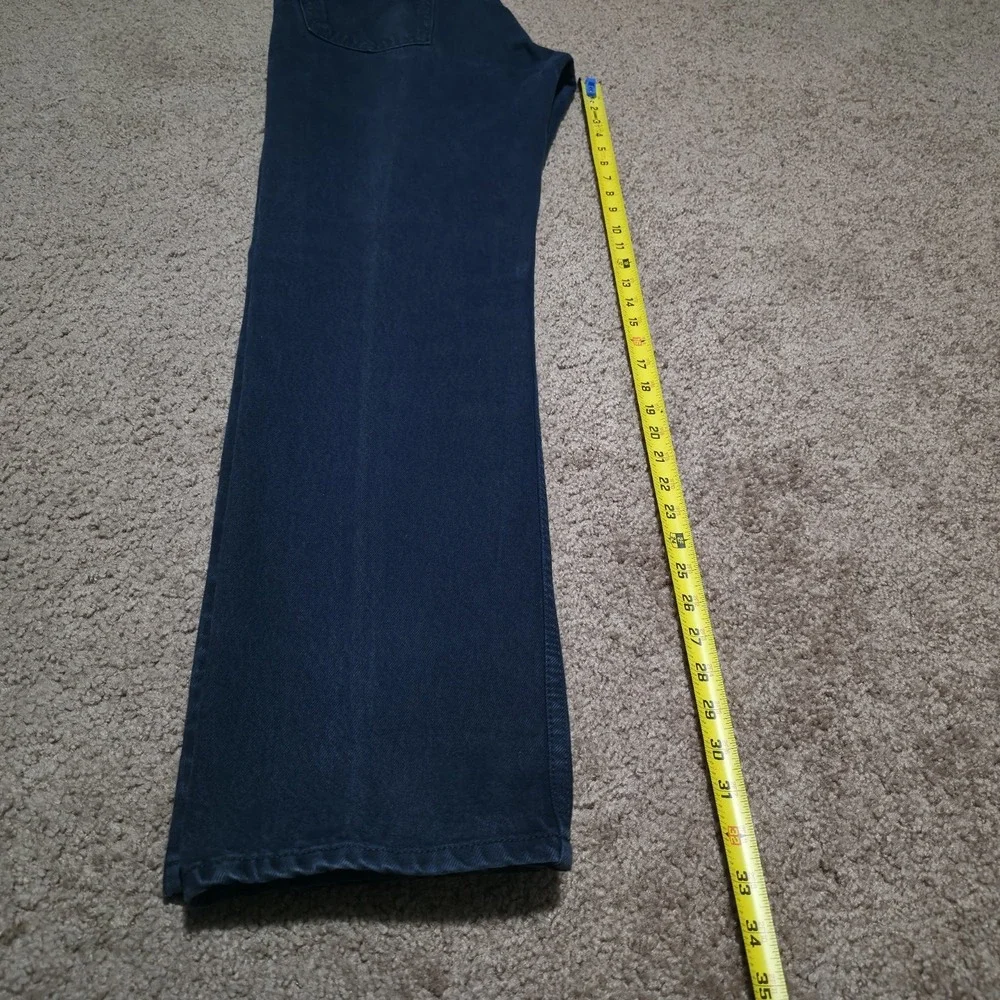 Vintage Levis 505 Regular Jeans Mens 34‎ x 34 *Fits 32 x 34 Navy Y2K 100% Cotton